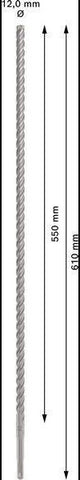 Bosch Hammerbohrer PRO SDS plus-5X, Ø 10,0 mm, Arbeitslänge 100 mm, SDS plus, Vierschneider für Stahlbeton