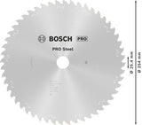 BOSCH Kreissägeblatt PRO Steel HLTCG 254 mm, 52 Zähne, für Metall-Gehrungssägen