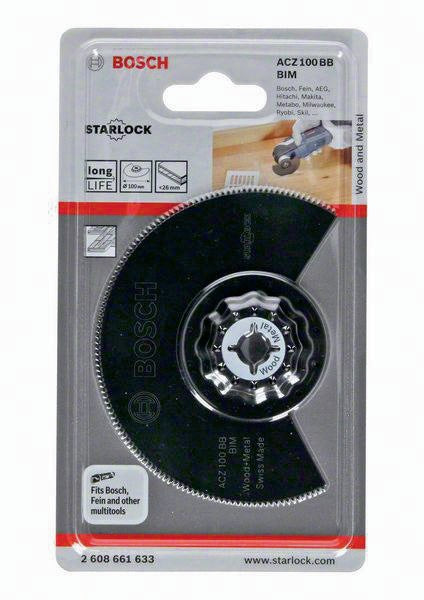 BOSCH Segmentsägeblatt ACZ 85 EB D.85mm BIM Starlock für Holz und Metall