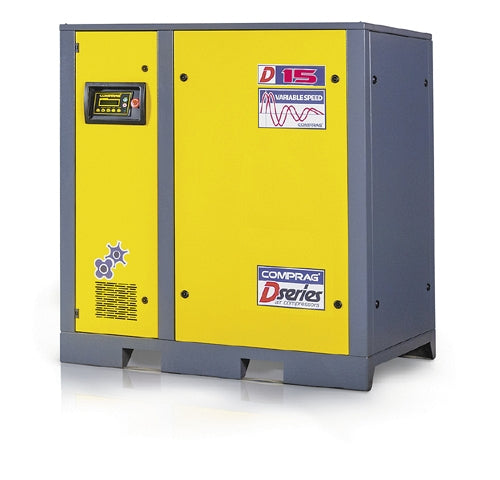 Comprag Schraubenkompressor DV1508, Basisversion mit Direktantrieb und Frequenzregelung, 8 bar, 2,3 m³/min, C-11300035