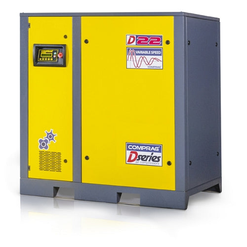 Comprag Schraubenkompressor DV2210, Basisversion mit Direktantrieb und Frequenzregelung, 10 bar, 3,2 m³/min, C-11300056