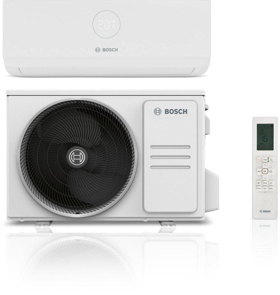 BOSCH Split-Klimagerät CL3000i-Set 26 WE – 2,6 kW, A++ zum Kühlen und Heizen
