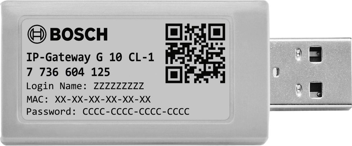 BOSCH G 10 CL-1 IP-Gateway für Split-Klimagerät CL3000i – WLAN-Steuerung