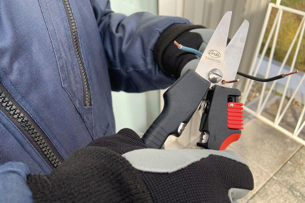 ERDI COMBINOX® D50 Combischere 190 mm Edelstahl mit Drahtführung