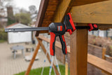 BESSEY Einhandzwinge EZ360-15 mit 360° Dreh-Mechanismus, 150 mm Spannweite, 1400 N Spannkraft