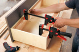 BESSEY Einhandzwinge DuoKlamp 30-8 – Spann- und Spreizfunktion, 300 mm Spannweite, 85 mm Ausladung