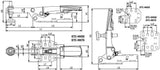 BESSEY Waagrechtspanner STC-HH20 Gr.20 – Automatische Spannhöhenanpassung bis 35 mm