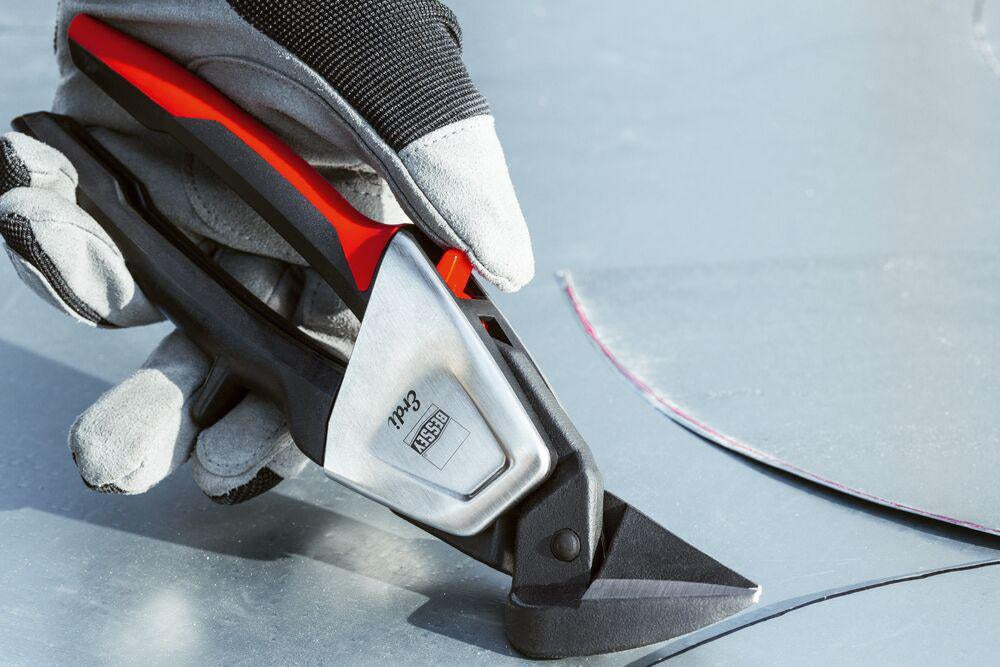 ERDI Idealblechschere D39ASS 230 mm rechts – für Stahl bis 1,2 mm und Edelstahl bis 1 mm