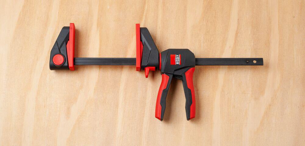BESSEY Einhandzwinge EZ360-15 mit 360° Dreh-Mechanismus, 150 mm Spannweite, 1400 N Spannkraft