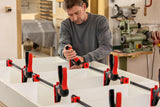 BESSEY Einhandzwinge EZ360-15 mit 360° Dreh-Mechanismus, 150 mm Spannweite, 1400 N Spannkraft