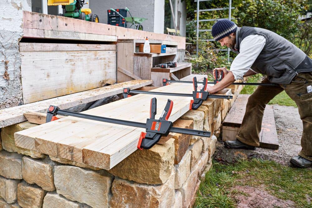 BESSEY Einhandzwinge EZ Spannweite 150 mm, Ausladung 60 mm, umsteckbar zum Spreizen
