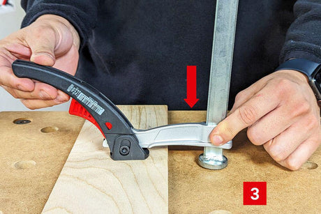 BESSEY Spannelement TW20-15-8KLI-SET Schnellspannzwinge für Multifunktionstische 150 mm