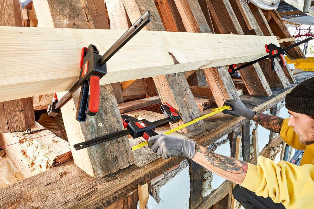 BESSEY Einhandzwinge EZ Spannweite 150 mm, Ausladung 60 mm, umsteckbar zum Spreizen
