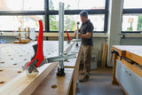 BESSEY Spannelement TWV mit variabler Ausladung für Schweißtische – max. 200 mm Spannweite