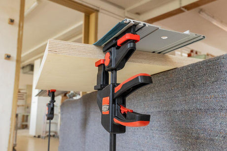 BESSEY Einhandtischzwinge EZR Spannweite 150 mm Ausladung 60 mm Spreizweite 120-310 mm 2 Stück
