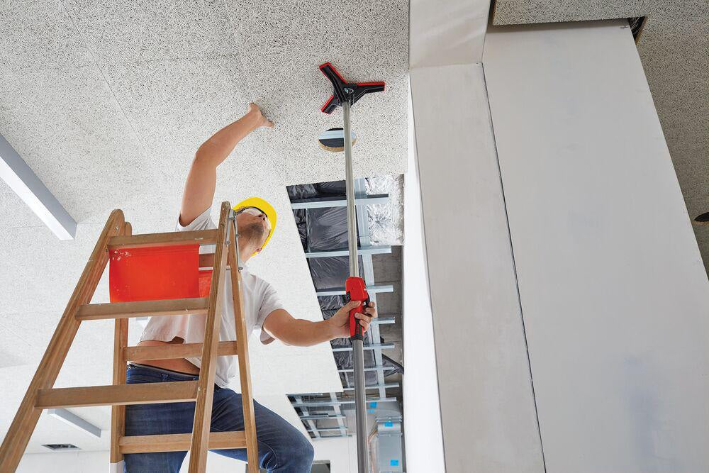 BESSEY Deckenstativ STE-DS für Rohr-Ø 25 und 28 mm – Vergrößerte Abstützfläche
