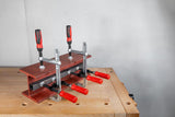 BESSEY Kantenzwinge KT mit 1 Spindel – Zusatzwerkzeug für Schraubzwingen bis 13 mm Schienendicke