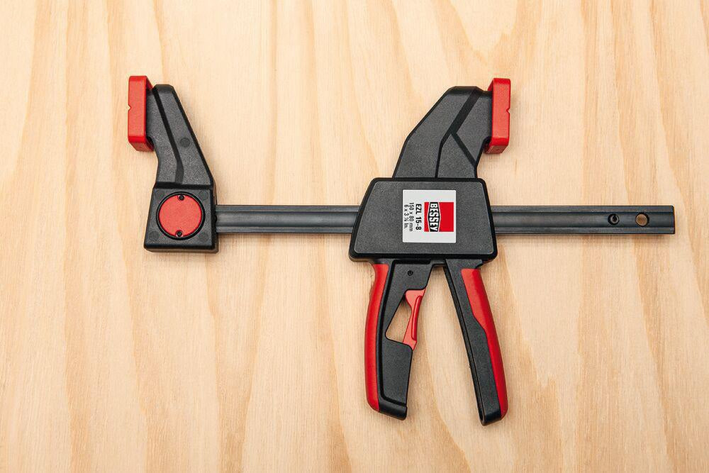 BESSEY Einhandzwinge EZS Spannweite 150 mm, Ausladung 80 mm, Spannkraft 2000 N