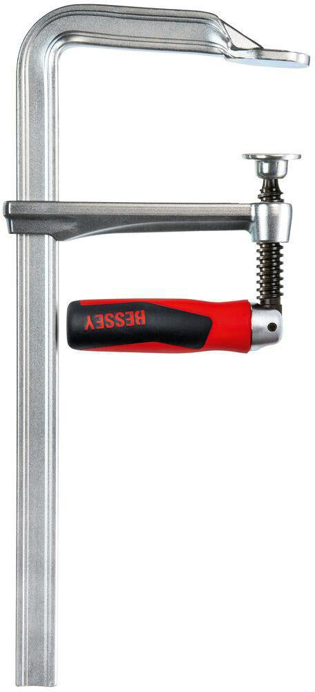 BESSEY Ganzstahlschraubzwinge GZ-KG mit 2-K-Klappgriff, 250 mm Spannweite, 120 mm Ausladung