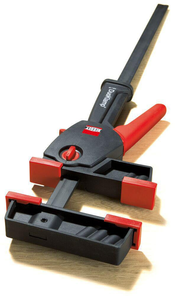BESSEY Einhandzwinge DuoKlamp 30-8 – Spann- und Spreizfunktion, 300 mm Spannweite, 85 mm Ausladung