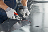 ERDI Idealblechschere D29ASS-2, 260 mm, rechts, für Stahl bis 1,2 mm und Edelstahl bis 1 mm