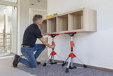 BESSEY Deckenstativ STE-DS für Rohr-Ø 25 und 28 mm – Vergrößerte Abstützfläche