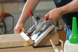 BESSEY Schubstangenspanner Gr.15 – Automatische Spannweitenanpassung bis 13 mm, 1,1 kN Spannkraft