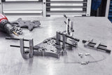 BESSEY Parallelschraubzwinge PA mit doppelter Spindelführung – 36 mm Spannweite, 19 mm Ausladung