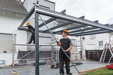 BESSEY Montagestütze STE250 – Teleskopstütze bis 160 kg, 1450–2500 mm, Einhandbedienung