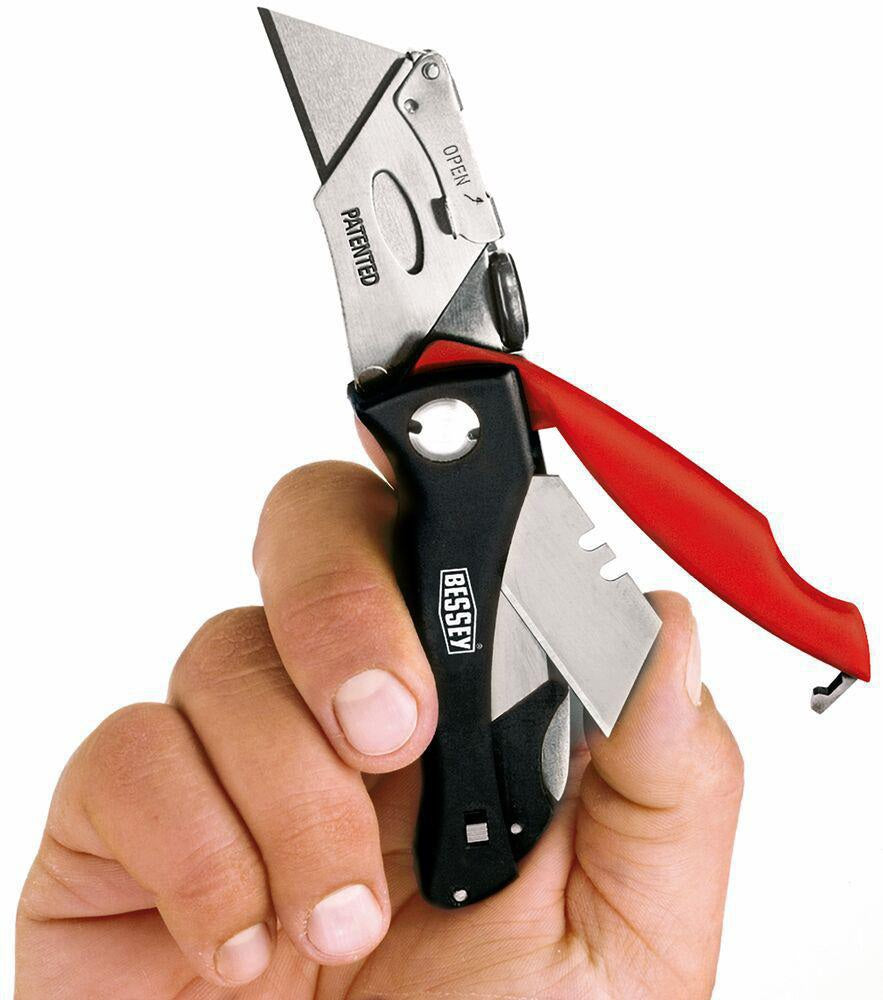 ERDI Universalmesser DBKPH-EU klappbar mit Daumenkissen und 5 Ersatzklingen