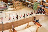 BESSEY Temperguss-Schraubknecht TGK-2K Spannweite 400 mm Ausladung 120 mm 2K-Griff