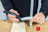 BESSEY Spannelement TW20-15-8KLI-SET Schnellspannzwinge für Multifunktionstische 150 mm