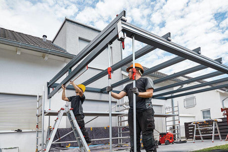 BESSEY Montagestütze STE250 – Teleskopstütze bis 160 kg, 1450–2500 mm, Einhandbedienung