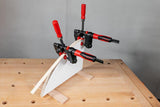 BESSEY Kantenzwinge KT mit 1 Spindel – Zusatzwerkzeug für Schraubzwingen bis 13 mm Schienendicke