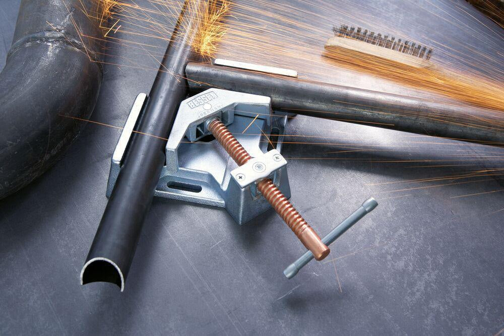 BESSEY Metallwinkelspanner WSM 60 mm Durchgangsweite – Für Schweißarbeiten