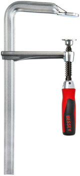 BESSEY Ganzstahlschraubzwinge GZ-KG mit 2-K-Klappgriff, 250 mm Spannweite, 120 mm Ausladung
