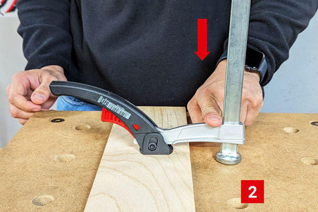 BESSEY Spannelement TW20-15-8KLI-SET Schnellspannzwinge für Multifunktionstische 150 mm