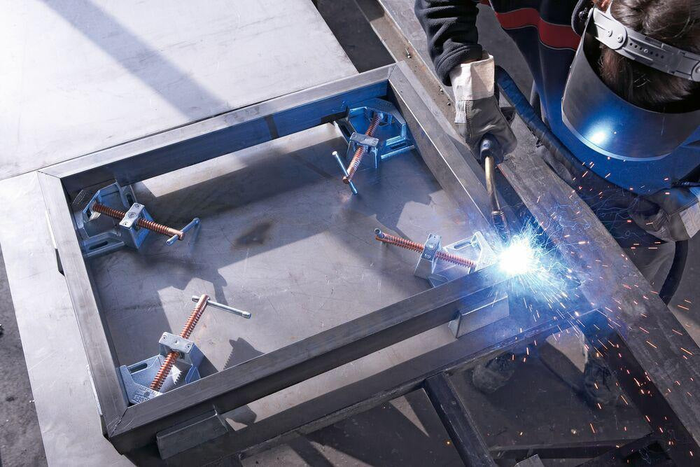BESSEY Metallwinkelspanner WSM 60 mm Durchgangsweite – Für Schweißarbeiten