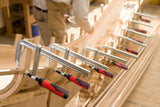 BESSEY Ganzstahlschraubzwinge GZ-2K, Spannweite 120 mm, Ausladung 60 mm, 2-K-Griff, bis 6.000 N Spannkraft