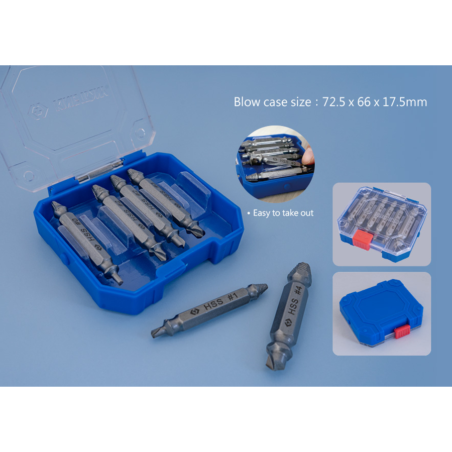 KING TONY Profi-Werkzeuge - Schraubenabzug-Set - 6 tlg. 11406SQ