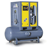 Comprag Schraubenkompressor FR0710-500, montiert auf liegendem Behälter 500 l, bis 10 bar, C-11410207