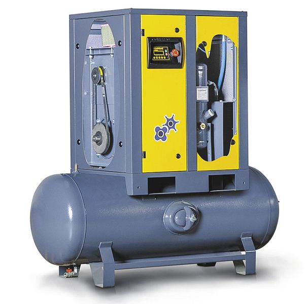 Comprag Schraubenkompressor FR1108-270, montiert auf liegendem Behälter 270 l, bis 8 bar, C-11410304