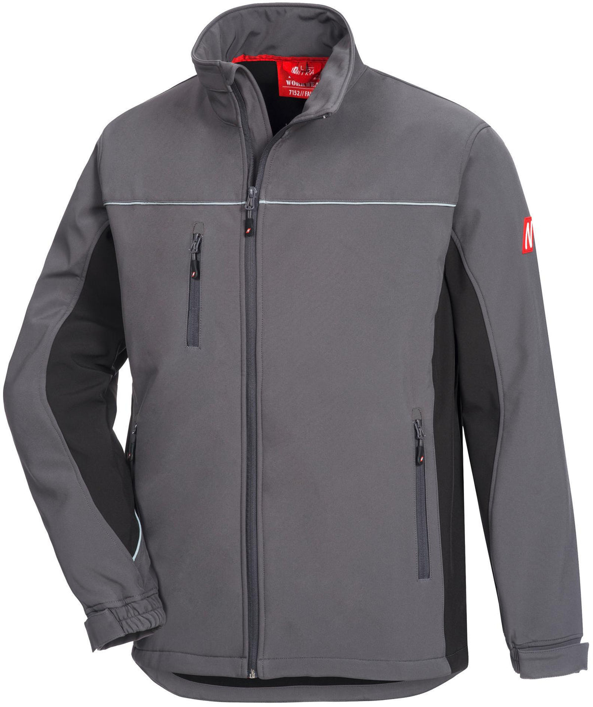 NITRAS Softshelljacke MOTION TEX LIGHT Gr. XXL – Wind- & wasserabweisend, 10.000 mm Wassersäule