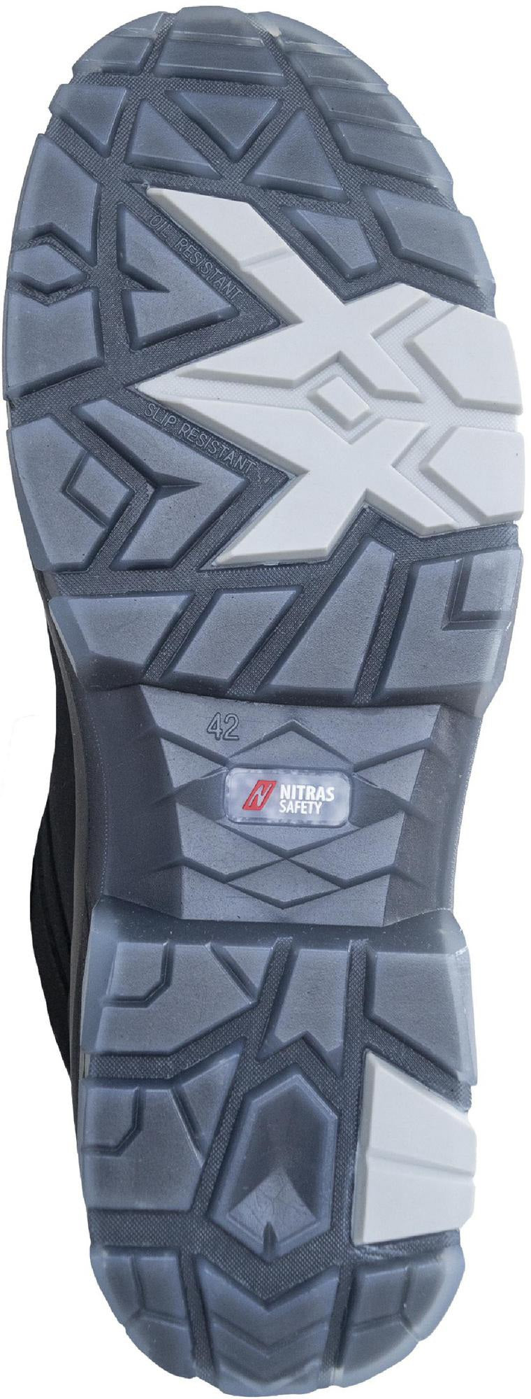 NITRAS Sicherheitsstiefel ULTIMATE STEP HIGH FIT S7S CI FO SC SR – Action Leather, wasserdicht, metallfrei