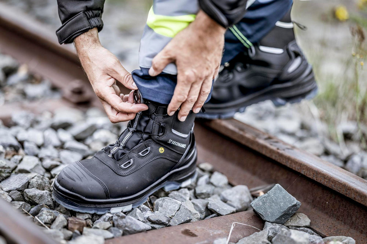 NITRAS Sicherheitsstiefel ULTIMATE STEP HIGH FIT S7S CI FO SC SR – Action Leather, wasserdicht, metallfrei