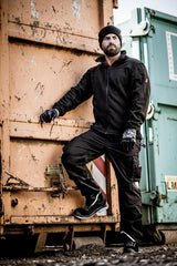 NITRAS Fleecejacke MOTION TEX PLUS XXL Schwarz – Anti-Pilling, 300 g/m², Regular Fit