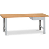 Kraftwerk „Made in Germany“ MODULAR 2000 mit 1 Schublade, Arbeitsplatte Buche, B 2000 x H 840 x T 700 mm