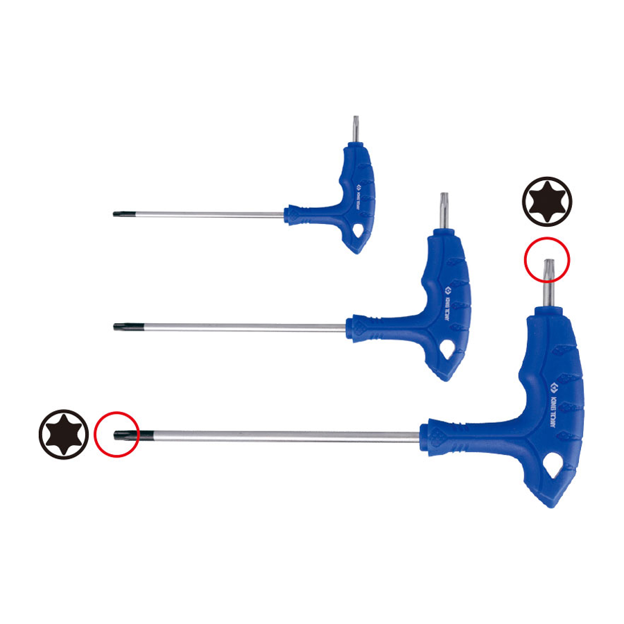 KING TONY Profi-Werkzeuge - L-Griff TORX®-Schlüssel - T40 116340TR