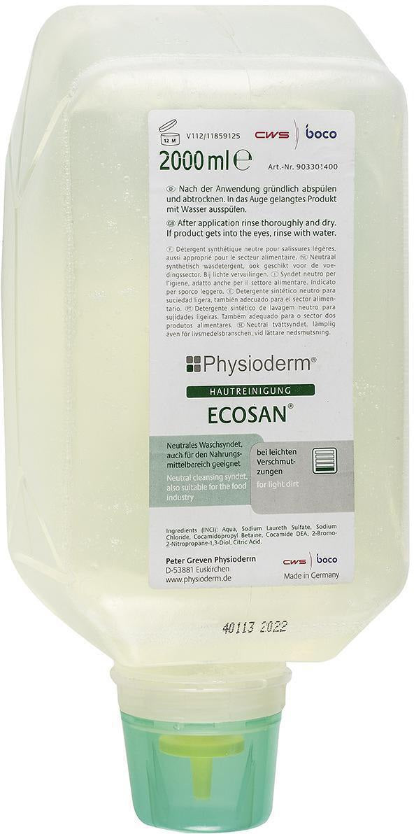 CWS ecosan Hautreinigungsmittel 1000 ml – pH-neutral, parfümfrei, 6er-Pack