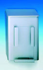 CWS Hygienebox 6 l Aluminium eloxiert mattsilber mit Papiertütenhalter und selbstschließender Klappe